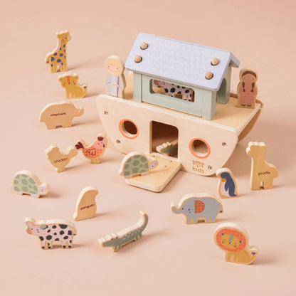 Arche de Noé personnalisable en bois Just Bee pour enfants Just Bee Kids