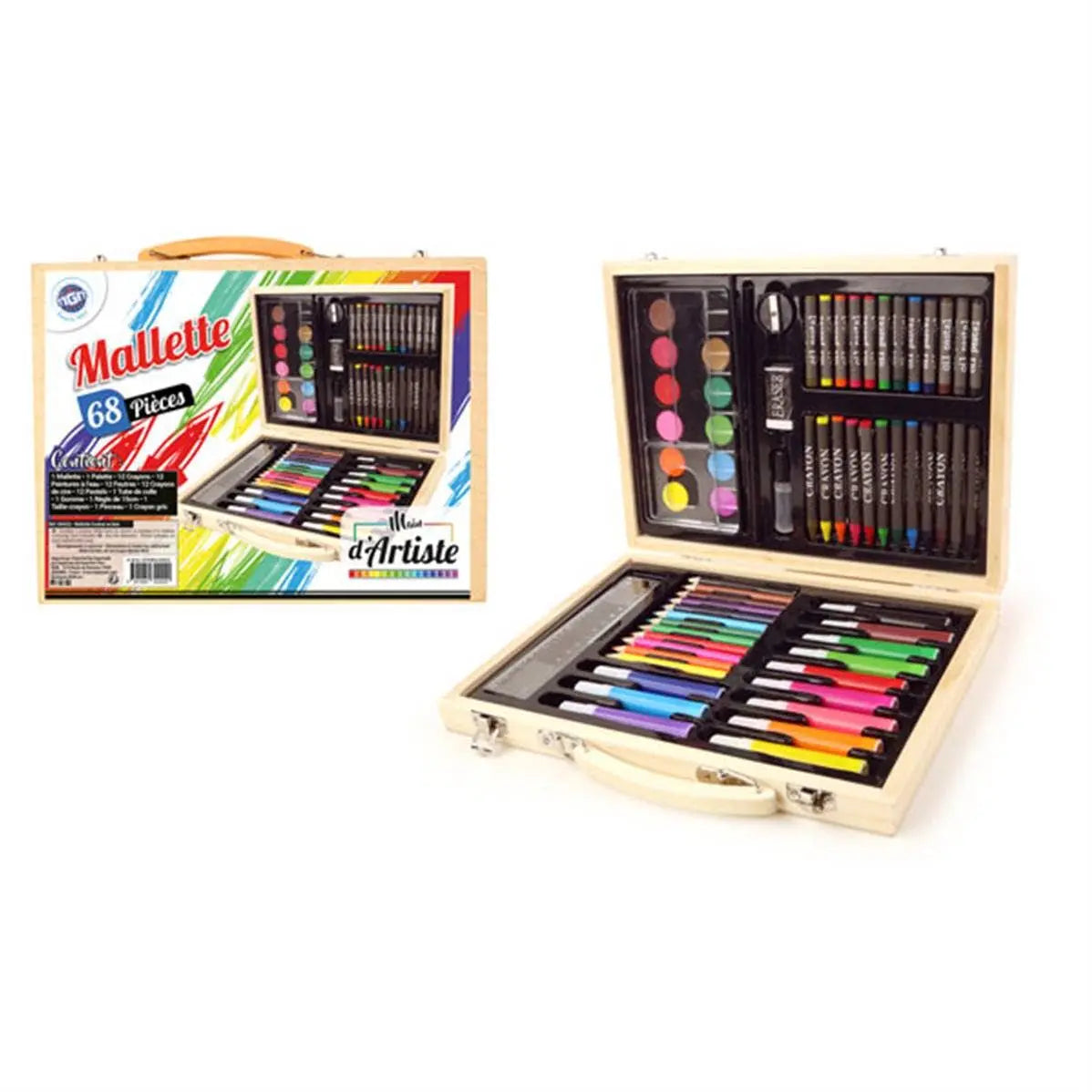 Malette Bois personnalisable 68 Pieces TSJJ