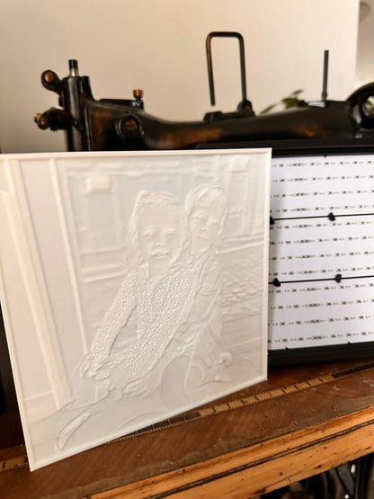 Planche photo lithophane supplémentaire pour cadre lumineux CR3D Studio