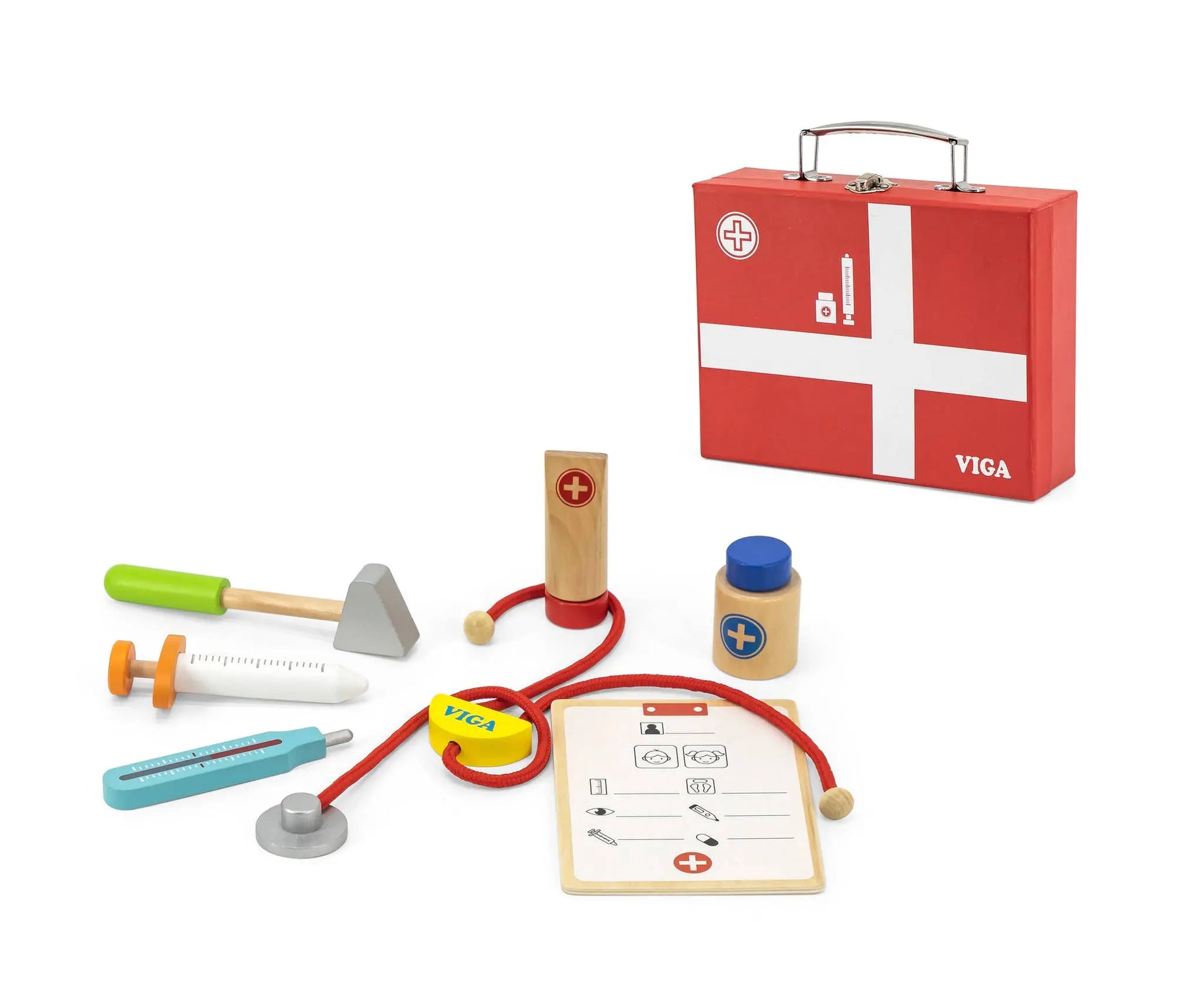 Trousse de médecin avec contenu à personnalisé Viga/PolarB