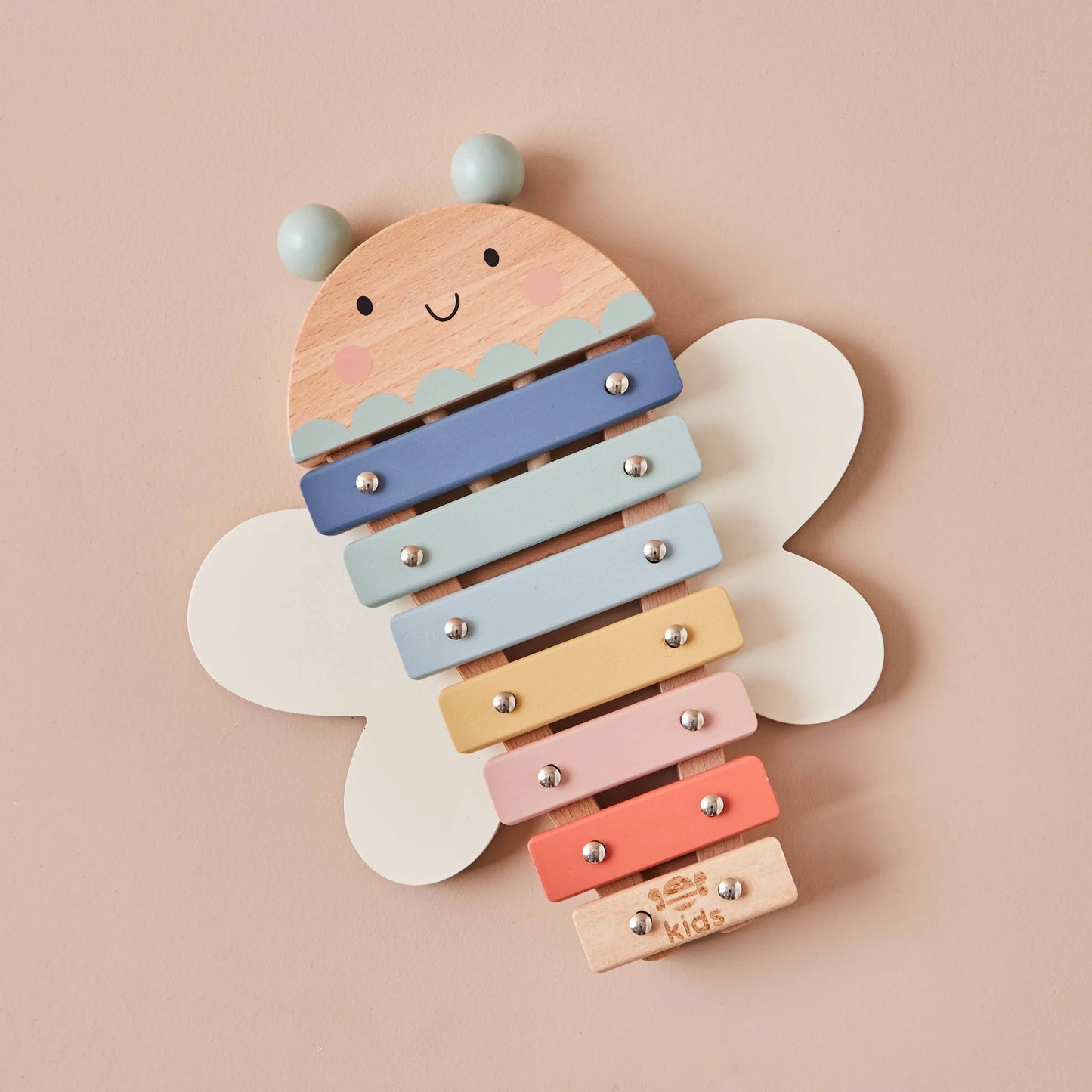 Xylophone en bois personnalisable Just Bee pour enfants en forme de libellule Just Bee Kids